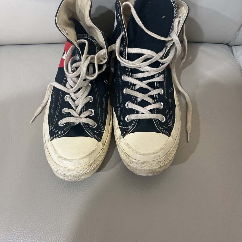 Converse x Comme des Garcons Play Chuck Taylor All-Star 70 High-Top Sneakers - Picture 2 of 5